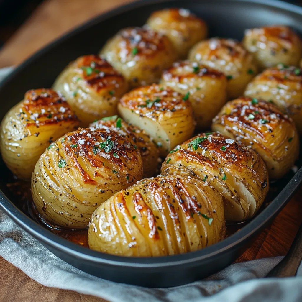 Salt & Pepper Mini Hasselback Potatoes: An Amazing Ultimate Recipe