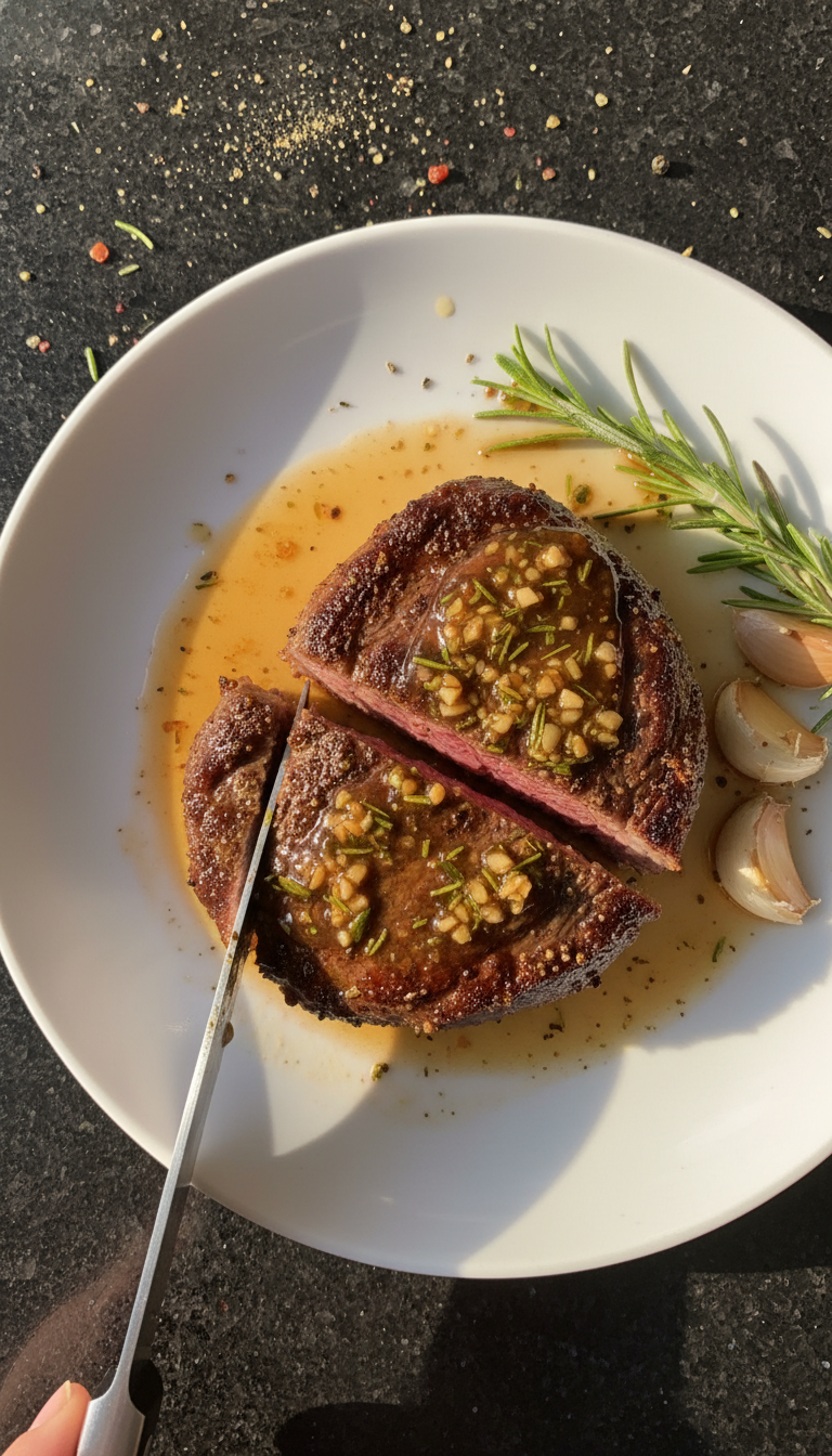 Rosemary Garlic Filet Mignon