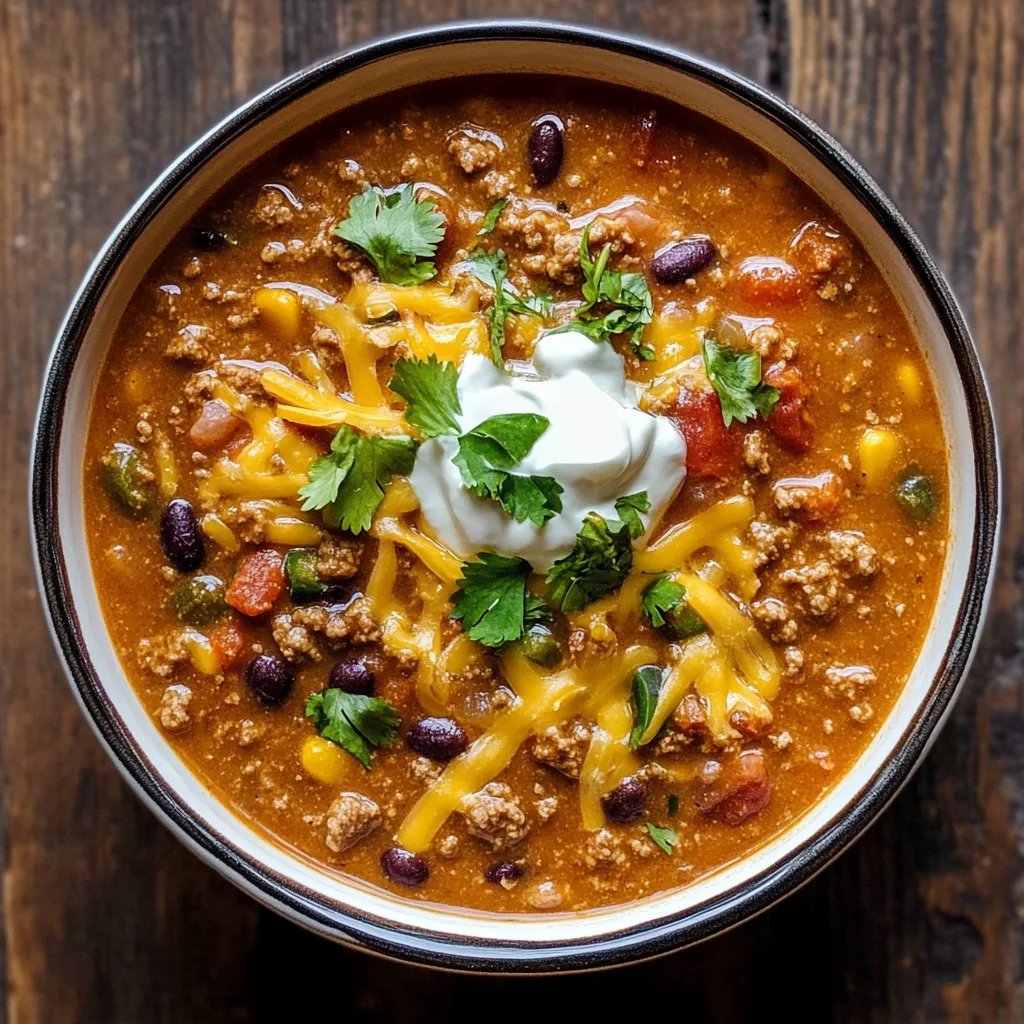 Creamy Taco Soup