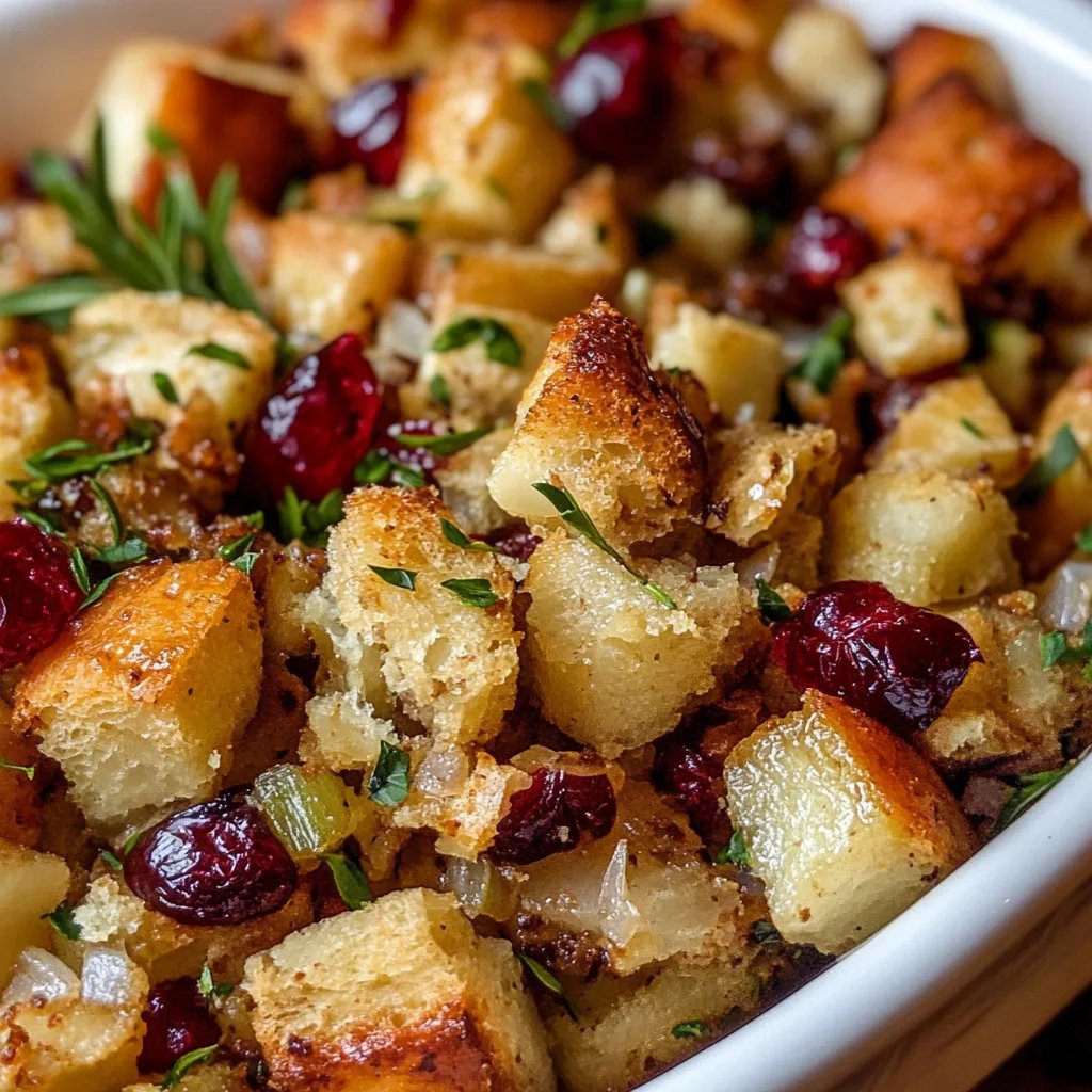 Apple Cranberry Stuffing Recipe
