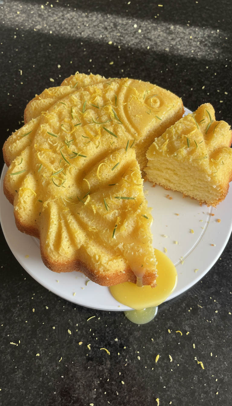 Rosemary Lemon Pisces Cake
