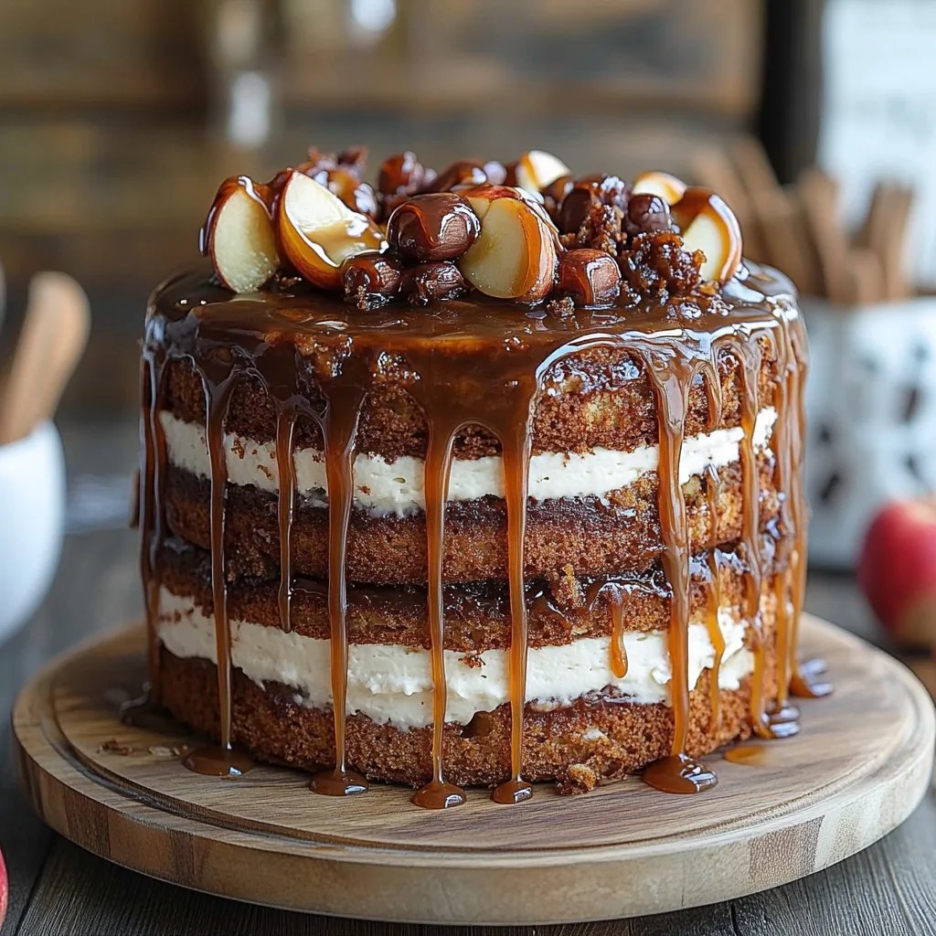 Apple Spice Cake w/ Caramel Drizzle: An Amazing Ultimate Recipe