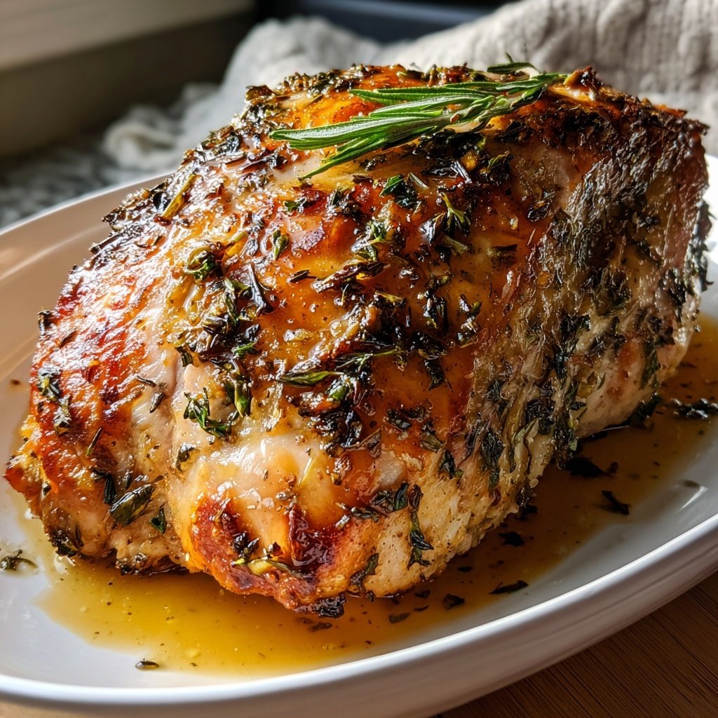 Herb Roasted Turkey Breast with Gravy