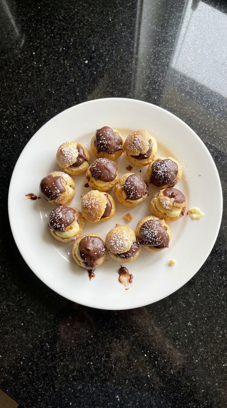 Miniature Chocolate Eclair Morsels