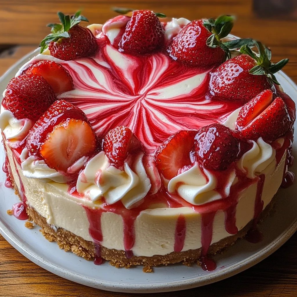 <p>Strawberry Swirl Cheesecake: An Incredible Ultimate Recipe to Wow Your Guests</p>