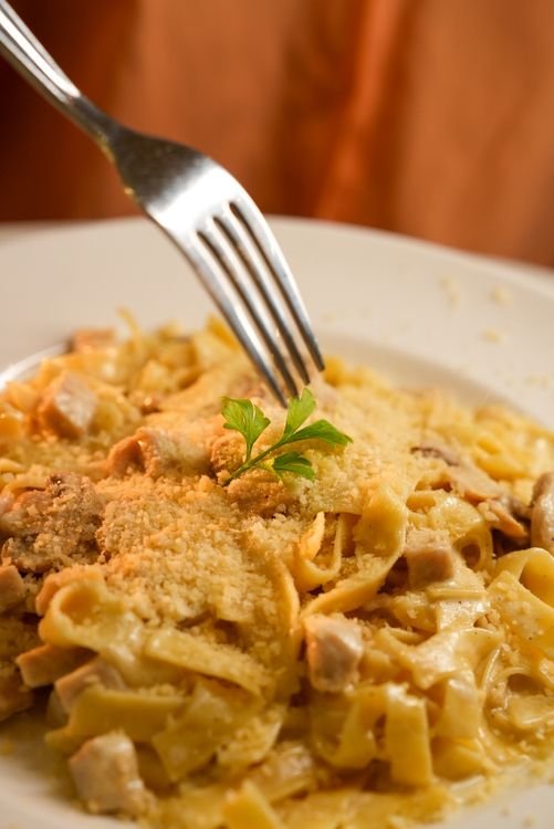 Creamy Garlic Parmesan Chicken Pasta