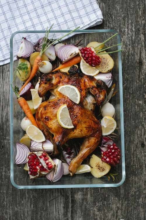 Sheet Pan Lemon Garlic Chicken and Veggies