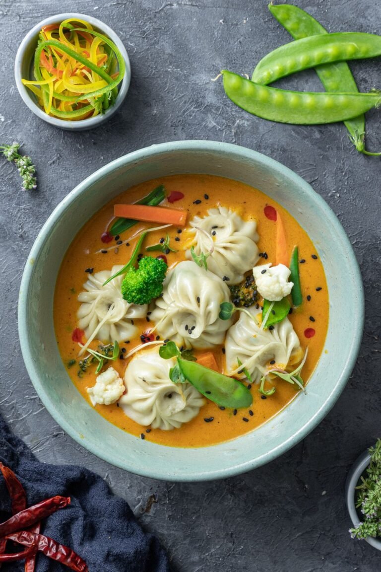 Coconut Curry Dumpling Soup (The Viral 15-Minute Thai Soup)