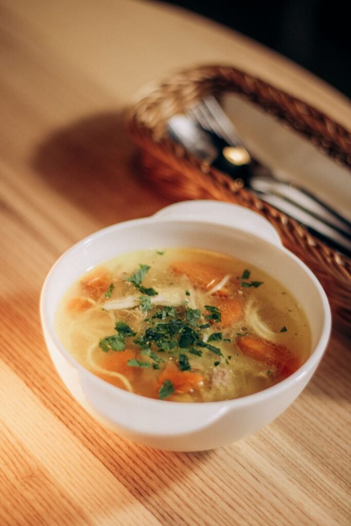 Greek Lemon Chicken Orzo Soup (Avgolemono)