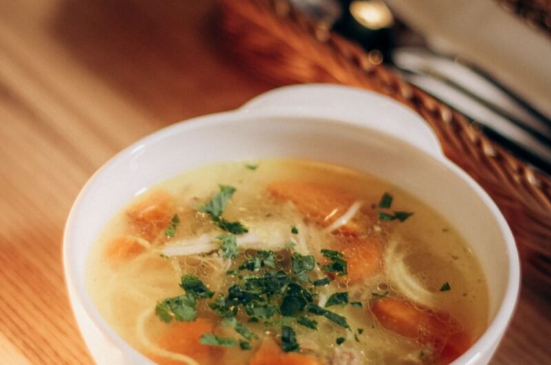 Greek Lemon Chicken Orzo Soup (Avgolemono) — The Creamy 35-Minute Greek Soup