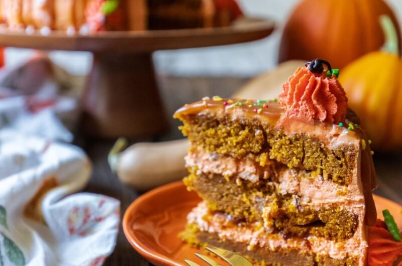 Pumpkin Cream Cake