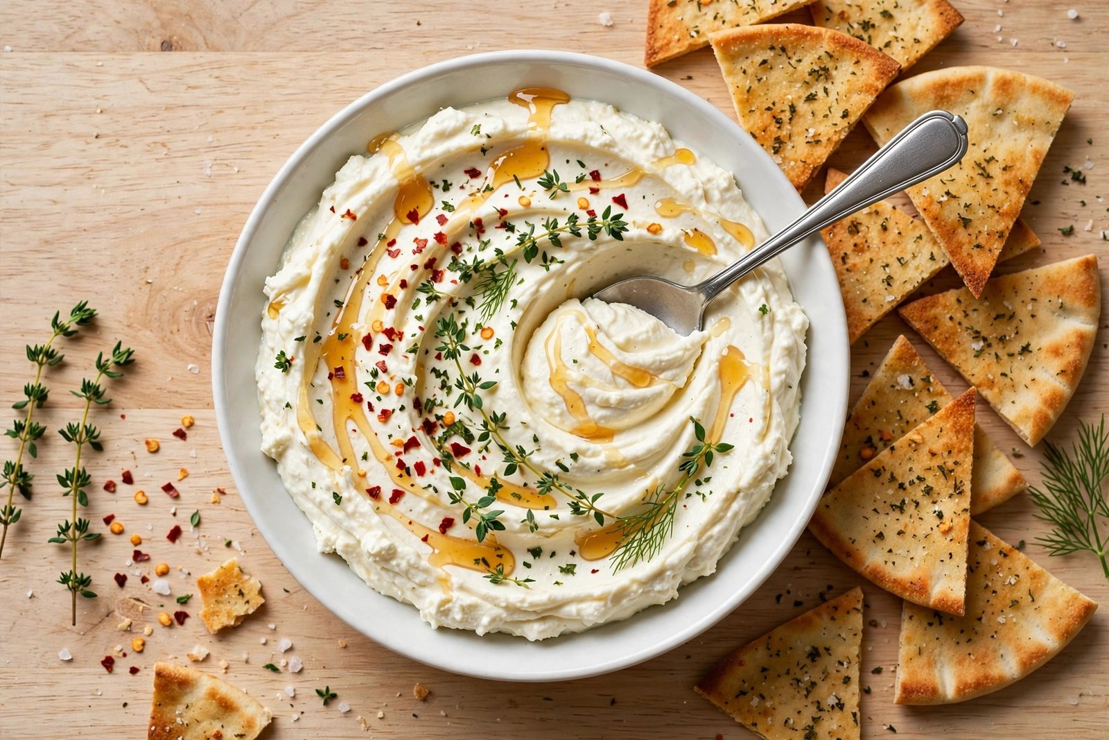 Whipped Feta Dip with Hot Honey 1 Whipped Feta Dip with Hot Honey
