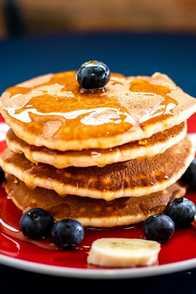 Fluffy Cinnamon Roll Pancakes