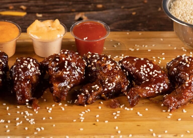 Crispy Air Fryer Bat Wings (The 25-Minute Halloween Party Wings)