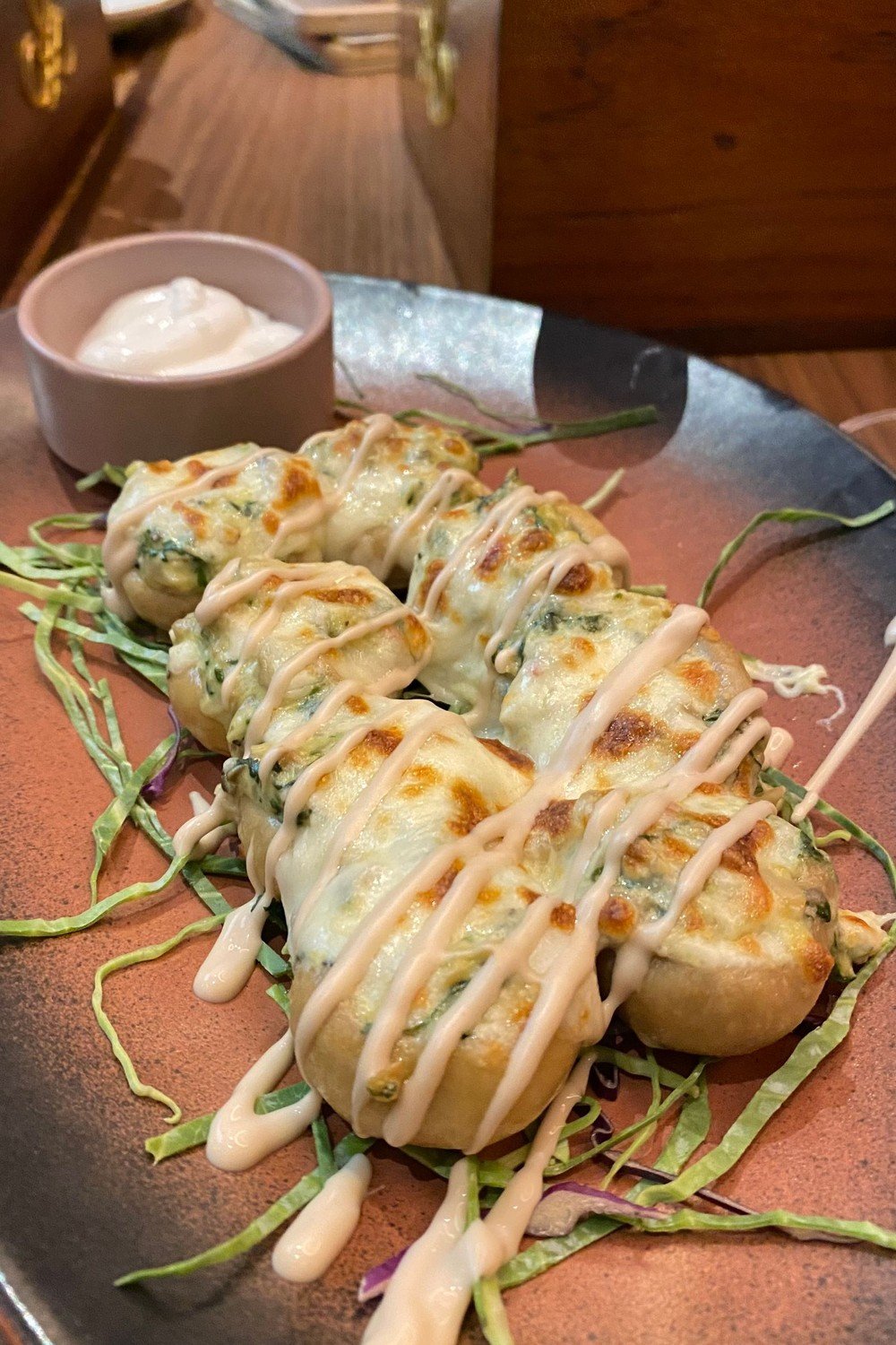 Green Goddess Stuffed Mushrooms (The Spooky 30-Minute Halloween Party Appetizer) 6 Green Goddess Stuffed Mushrooms (The Spooky 30-Minute Halloween Party Appetizer)