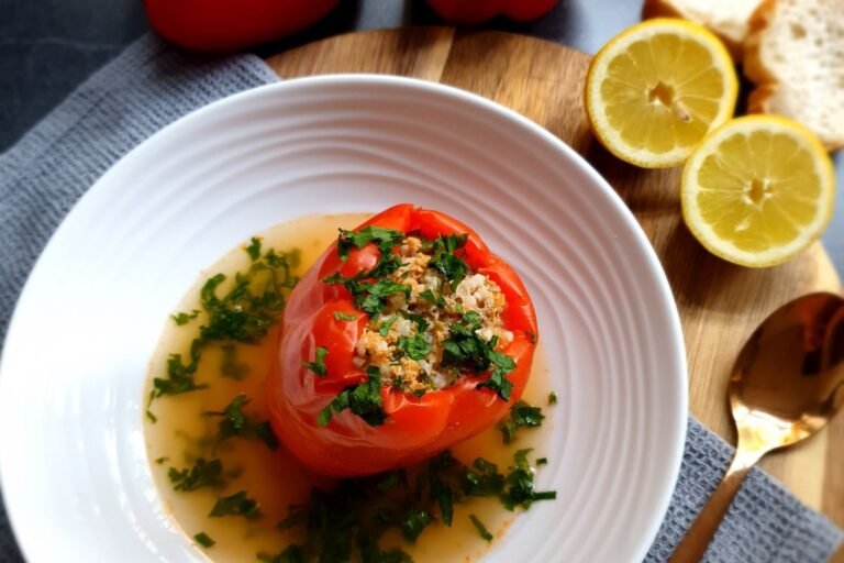 Jack-o’-Lantern Stuffed Peppers (The Spooky 45-Minute Halloween Dinner)