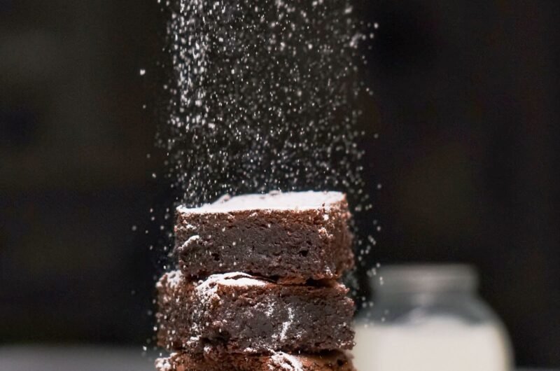 Spiderweb Brownies