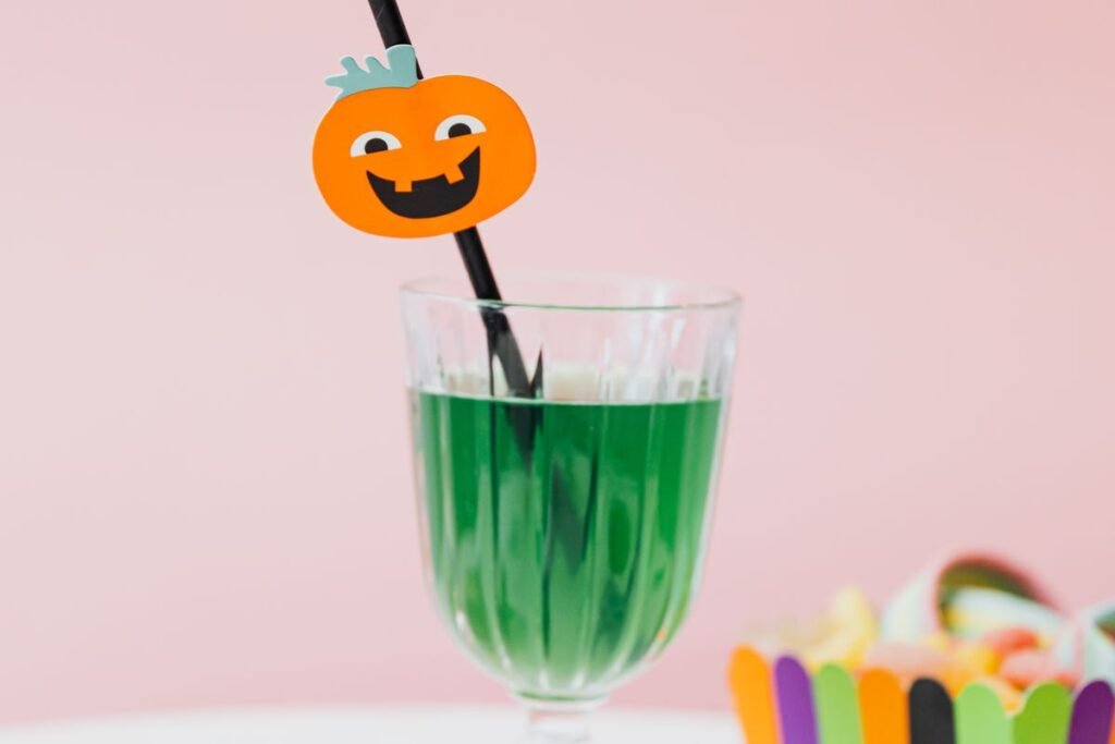 Jack-o'-Lantern Stuffed Peppers (The Spooky 45-Minute Halloween Dinner) 8 Witches Brew Punch (The Spooky 10-Minute Halloween Party Punch)