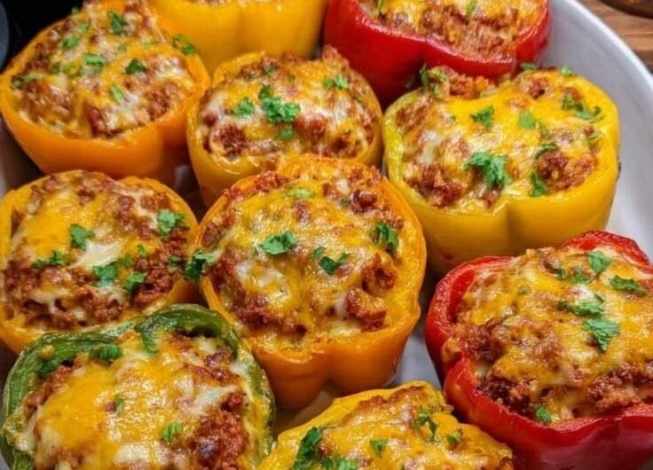 High-Protein Stuffed Bell Peppers
