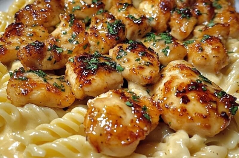 Honey Butter Garlic Chicken Bites