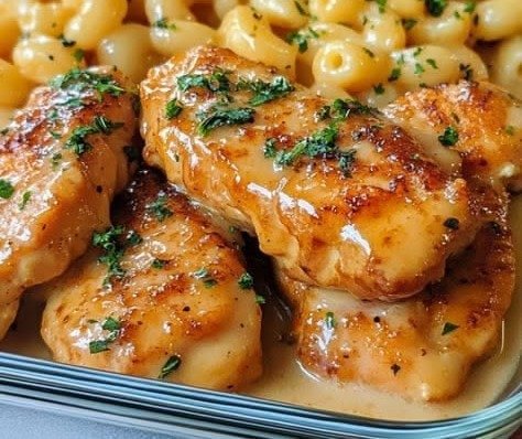 High-Protein Honey Garlic Butter Chicken with Mac & Cheese 8 High-Protein Honey Garlic Butter Chicken with Mac & Cheese