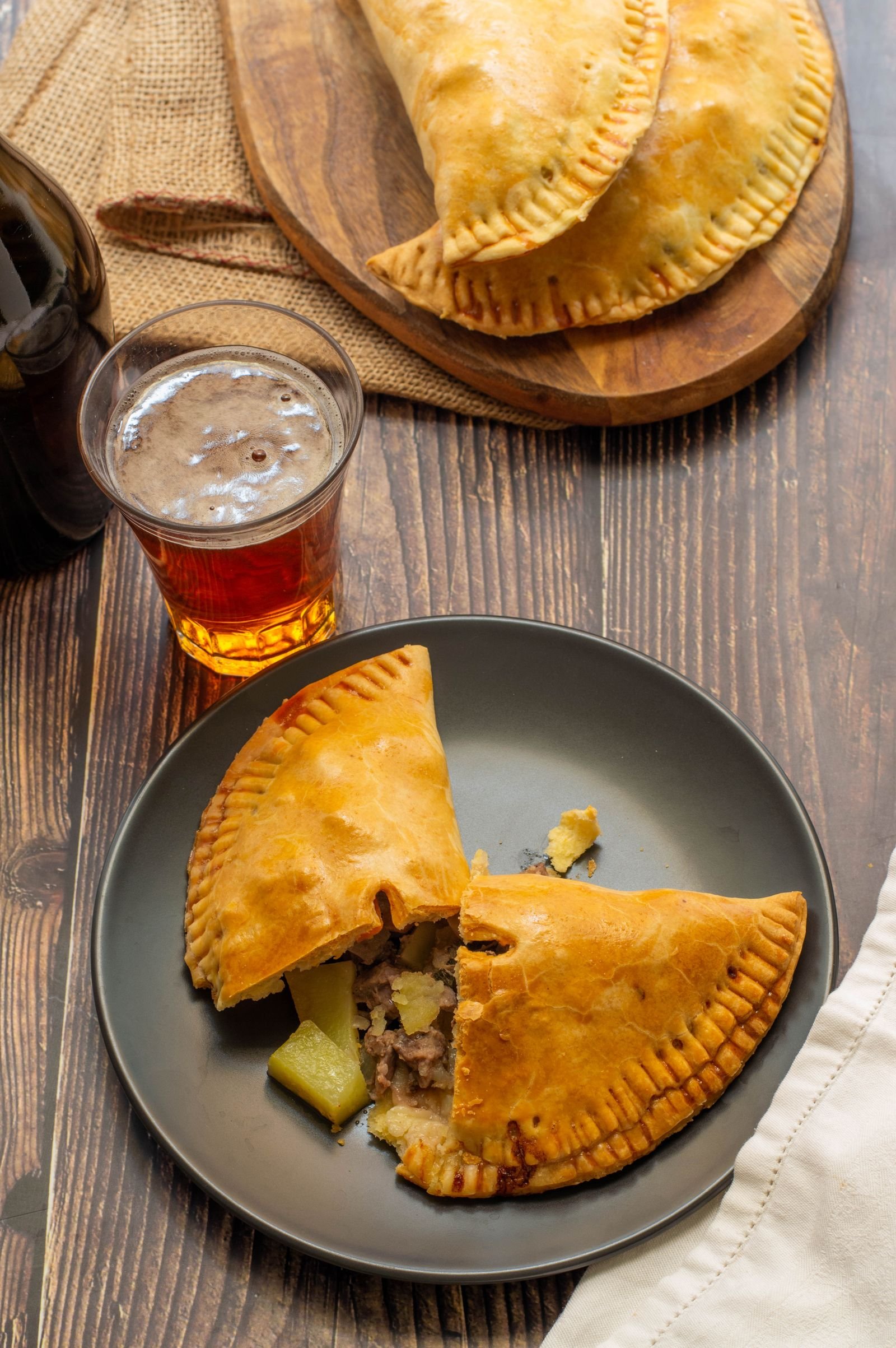 Mummy Meat Pies (The Spooky 45-Minute Halloween Hand Pies) 3 Cutting mummy meat pie bases