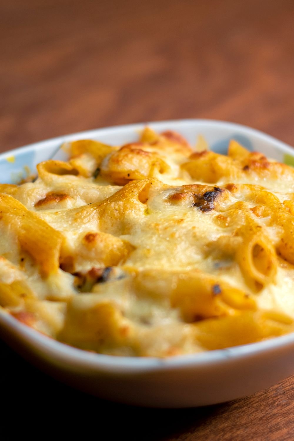 Cooking the silky pumpkin cream sauce for baked ziti