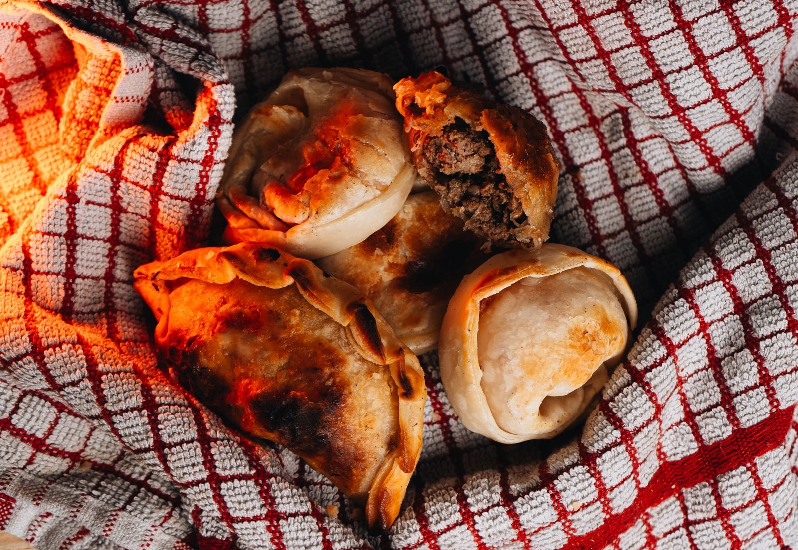 Mummy Meat Pies (The Spooky 45-Minute Halloween Hand Pies) 5 Finished mummy meat pies with candy eyes