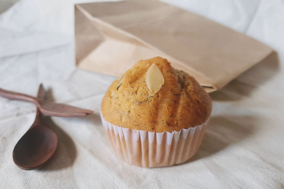 Pumpkin Zucchini Muffins (The Moist 35-Minute Fall Muffins) 6 Single pumpkin zucchini muffin