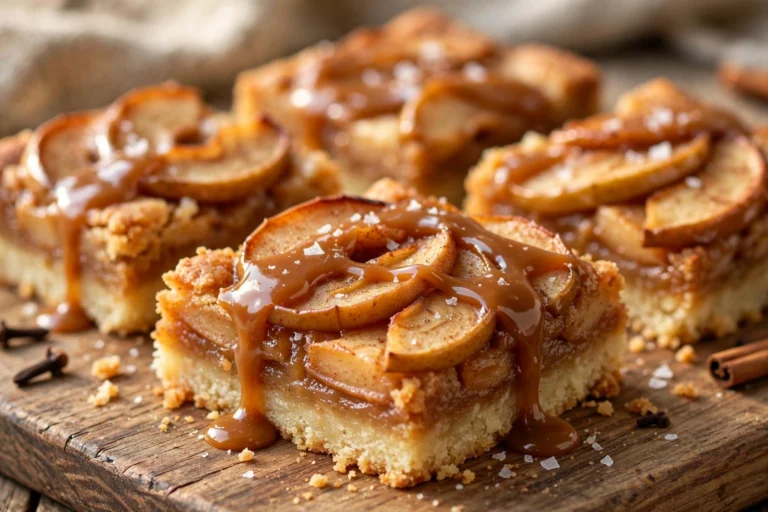 Salted Caramel Apple Bars (The Easy 45-Minute Fall Dessert)